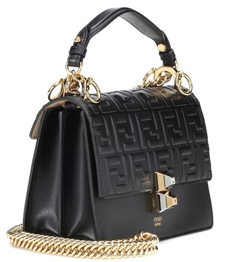 black small forever fendi kan i bag|Fendi Kan I Bags for sale .